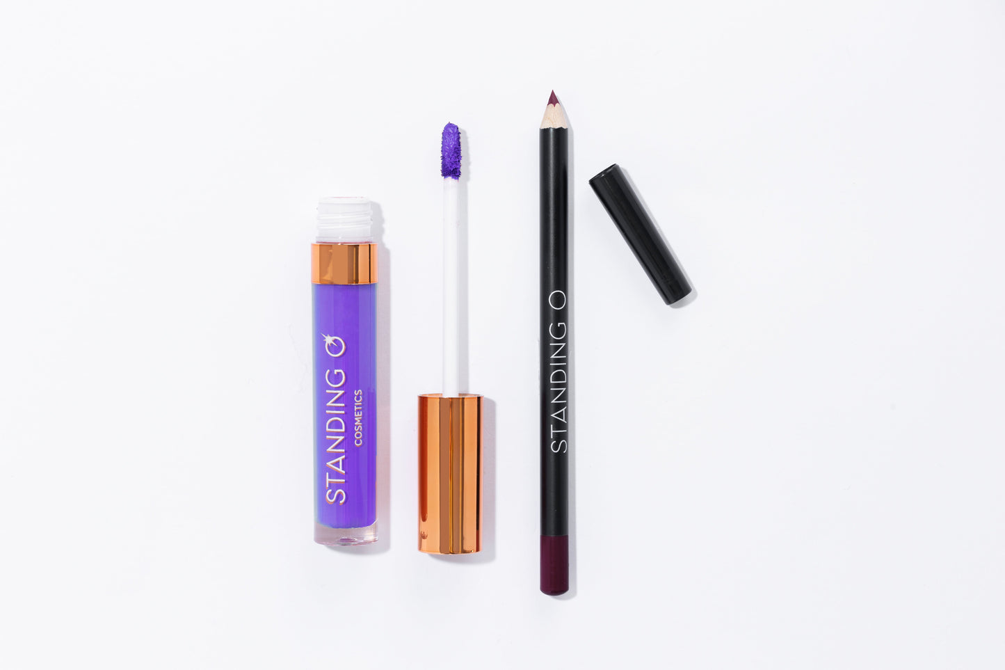 Standing O Polished Purple lip duo kit. Includes Lip Liner and Lip Stick.