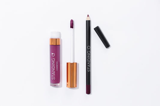 Standing O Passionate Purple lip duo kit. Includes Lip Liner and Lip Stick.