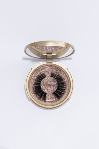 Classic gold Compact with lash style: Layout.. 