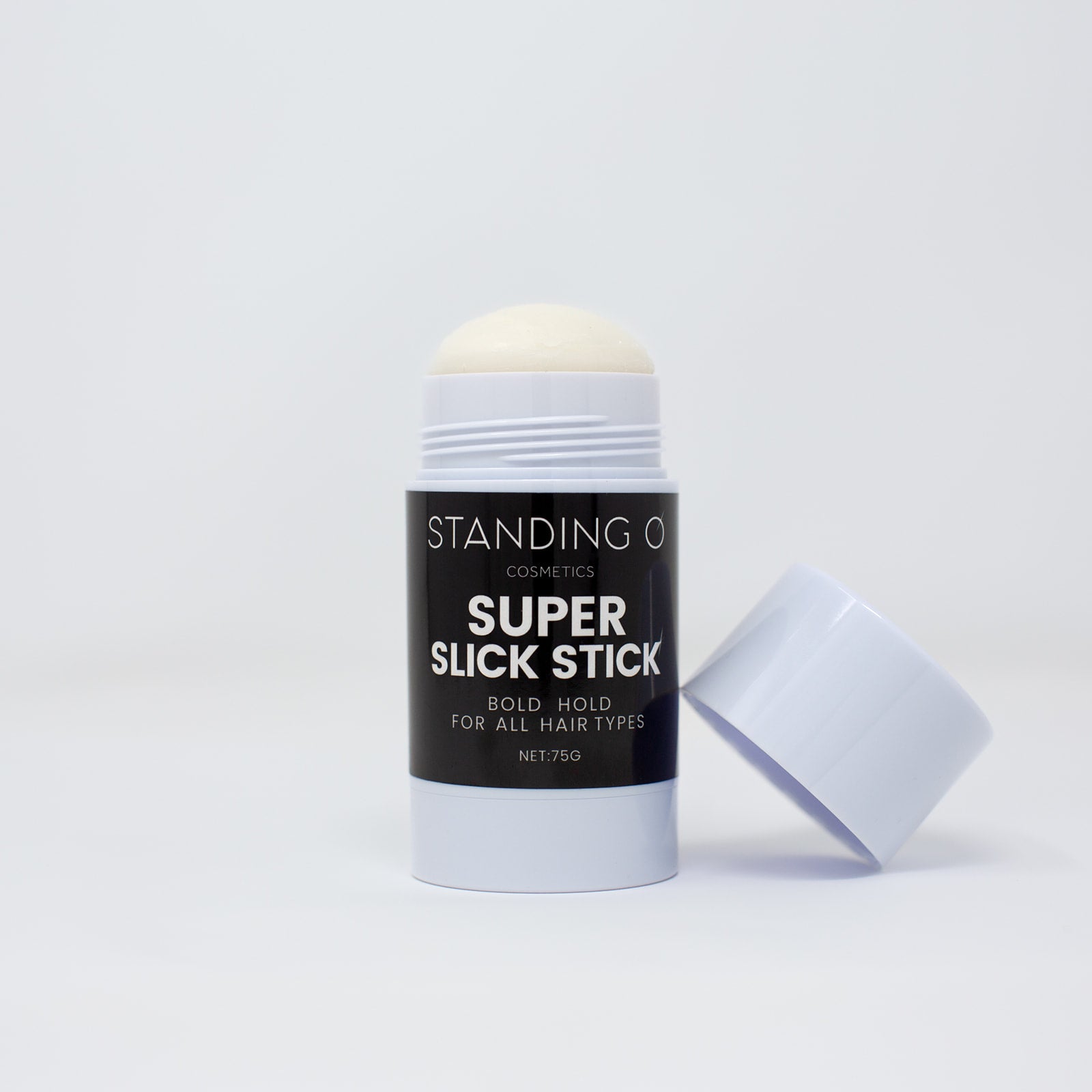 Super Slick Stick hair product by Standing O on a white background